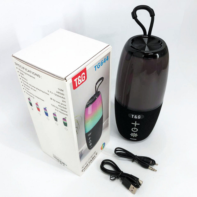Портативная bluetooth колонка музыкальная, Bluetooth колонка с USB и AUX входом Блютуз с радио GW-87 Львов - изображение 10