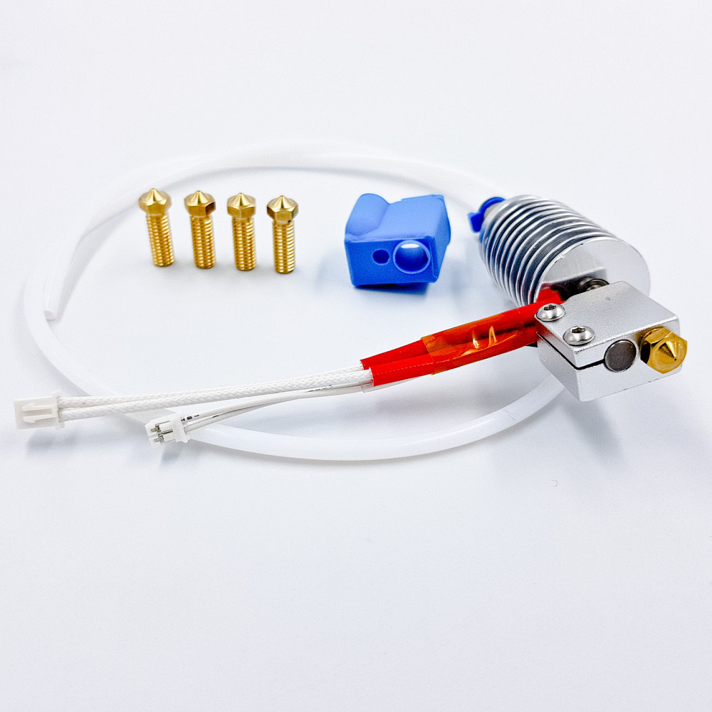 Хотенд KINGROON E3D V5-vyper  с радиатором для 3d принтера Anycubic Vyper плюс носок и 4 сопла Киев - изображение 6