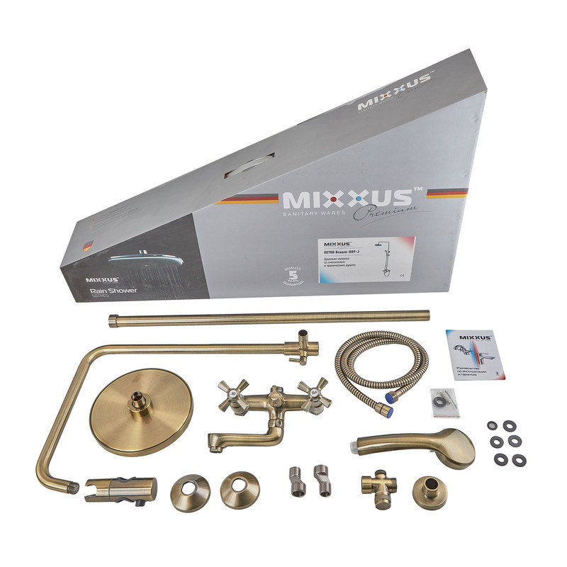 Душова колона зі змішувачем Mixxus Premium Retro Bronze-009-J   ( MI1655 ) 21599 Харків - фото 9