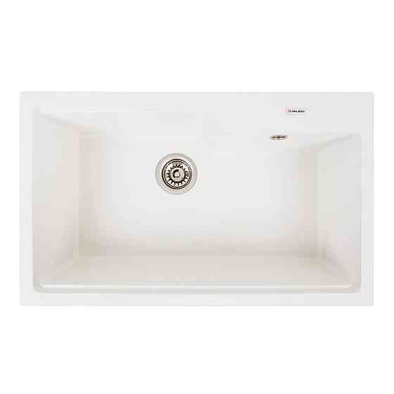 VALESO Гранітна мийка для кухні VALESO NIKA 7545 матова Білосніжний Киев