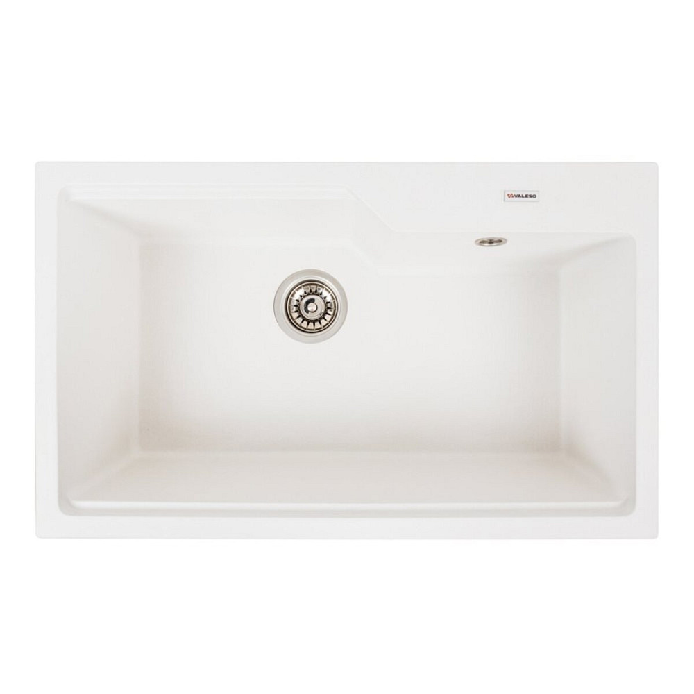 VALESO Гранітна мийка для кухні VALESO NIKA 7545 матова Білосніжний Киев - изображение 1