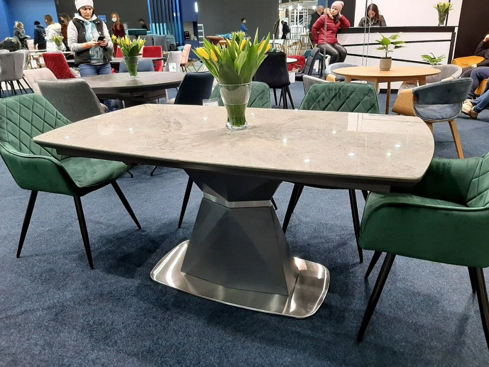 Стілець LINEA VELVET чорний каркас/зелений BL.78 Київ - фото 13