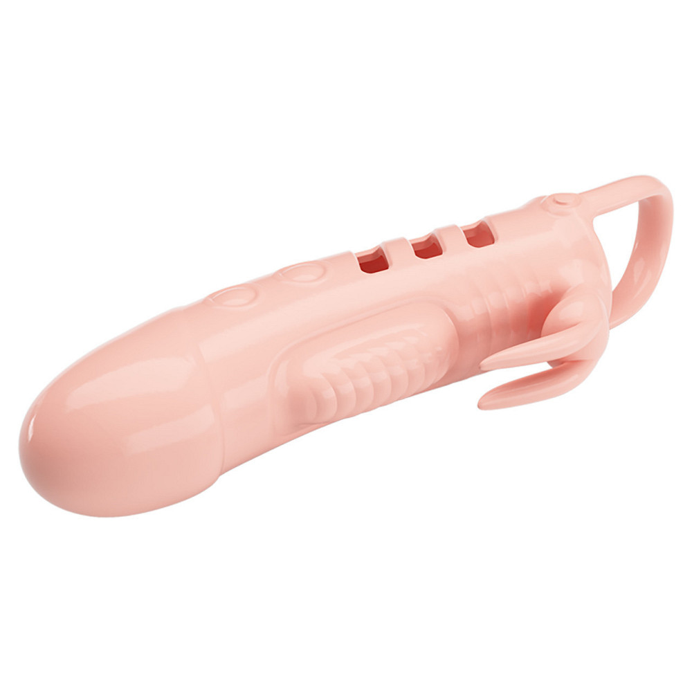 Насадка на член - Pretty Love Sloane Vibrating Penis Sleeve Flesh Sex Aura Киев - изображение 5