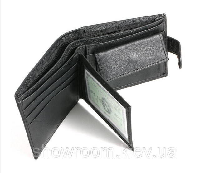 Мужское кожаное портмоне Leather Collection (2761) Киев - изображение 2