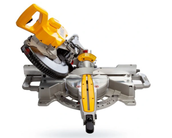 Пила торцювальна мережева DeWALT DWS727: 1675 Вт, глибина різу 150 мм, коло 250 мм, гальмо 10 секунд Київ