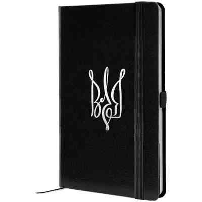 Книга записна Axent Partner Воля 125x195 мм, 96 аркушів, клітинка, чорна (8201-01-6-A) Вінниця