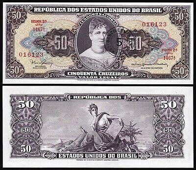 Бразилія/ Бразилія 5 сертаво 1966-67р UNC Р-184b Полтава - фото 1