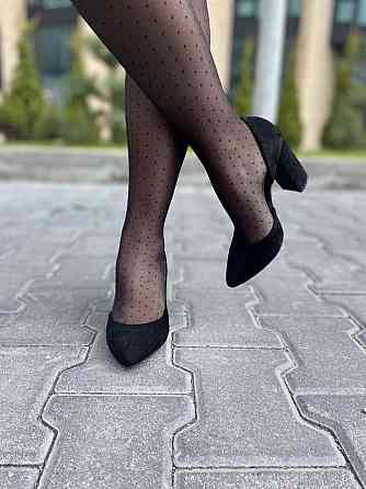 Туфлі жіночі SEE SEVEN чорні натуральна замша 36р. каблук 10 см (3537) Коломыя