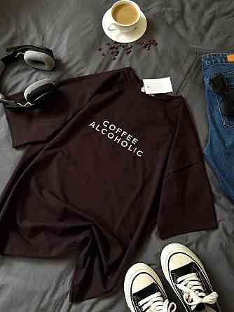 Жіноча стильна повсякденна оверсайз футболка кулір Одеса