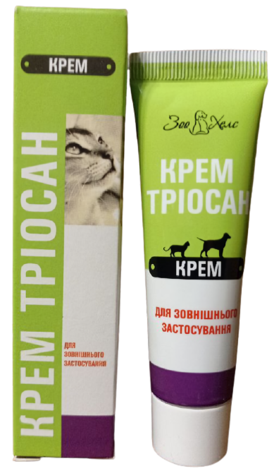 Крем Триосан 20 г Укрзооветпромпостач (противогрибковый крем для кошек и собак) Винница - изображение 1