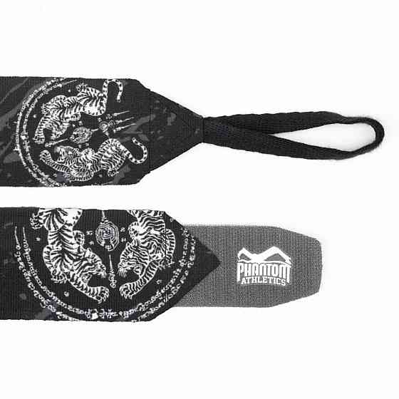 Бінті для боксу Phantom Muay Thai Black 400cm. (4м.) Кам'янське