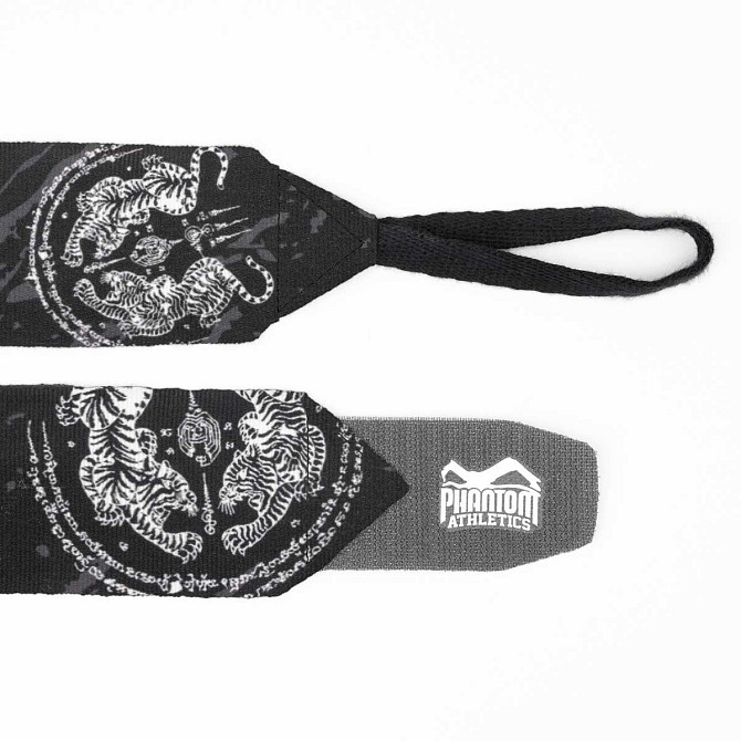 Бінті для боксу Phantom Muay Thai Black 400cm. (4м.) Кам'янське - фото 2