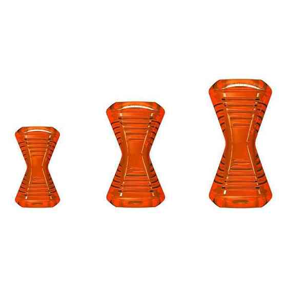 Игрушка для собак суперпрочная кость с отверстиями для лакомств Bionic Opaque Bone (Бионик Опак Боне) Оранжевый Запорожье