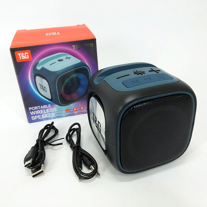 Акустическая Bluetooth колонка со светомузыкой, Портативная колонка bluetooth стерео MB-64 Львов - изображение 7