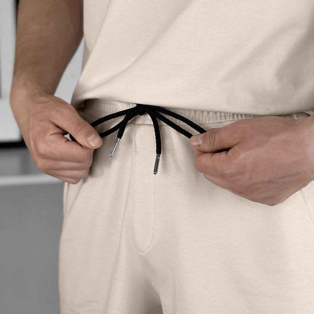 Кремові шорти для чоловіків весна/літо Pobedov Griz Київ - фото 3