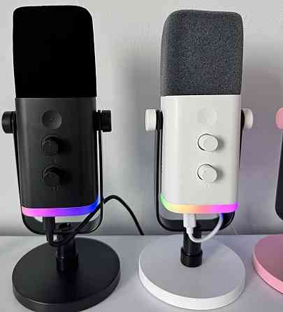 Новий Стрімінговий мікрофон Fifine AM8 RGB XLR Динамічний Геймерський. Київ