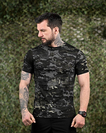 ХЛОПКОВА тактична футболка PATRIOT MultiCam black ДЛ6383 Київ - фото 2