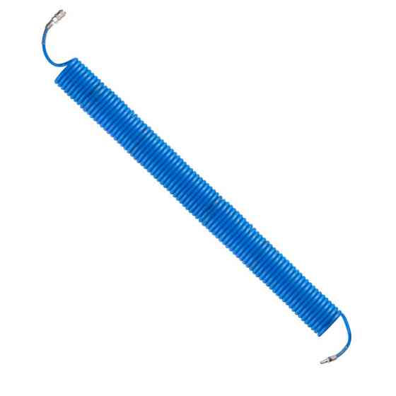 Шланг спиральный полиуретановый 6.5×10 мм, 20 м, с быстроразъемными соединениями INTERTOOL PT-1713 Киев