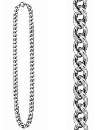 Цепочка на шею стильная серебристая Киев