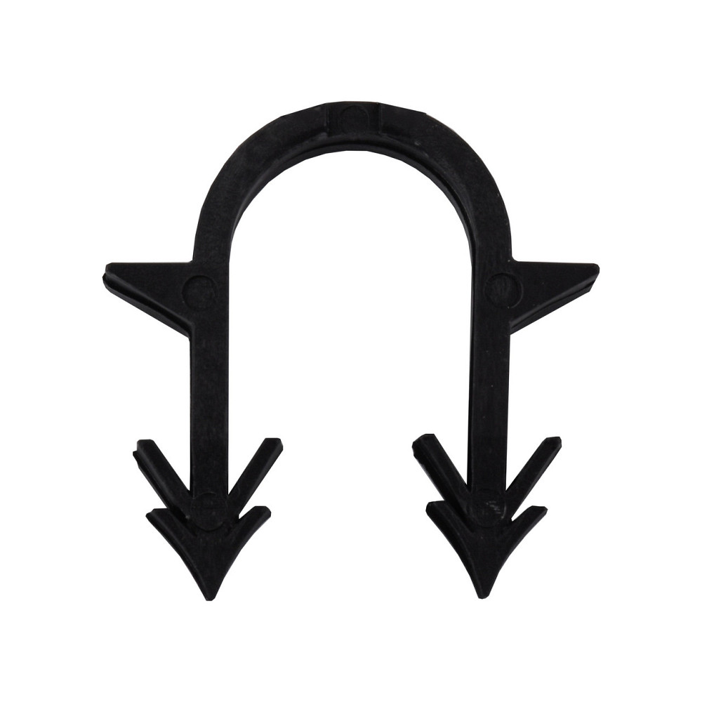 Такерна гарпун-скоба для кріплення труби теплої підлоги Ø16-20 довжина 40мм чорна (кор.660шт) (000025184) Київ - фото 1