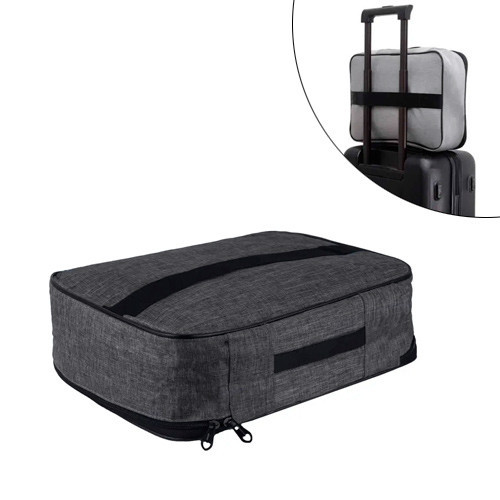 Сумка-органайзер для документів та паперів 37×27×10 см, дорожня, сірий Київ - фото 2