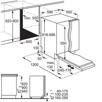 Посудомийна машина Electrolux EES47320L Вінниця - фото 5