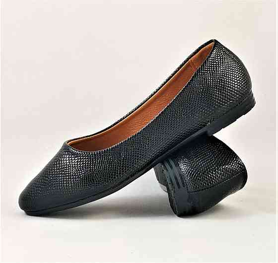 Женские Балетки Черные Мокасины Туфли (размеры: 36,38,39) - 00-1 Днепр