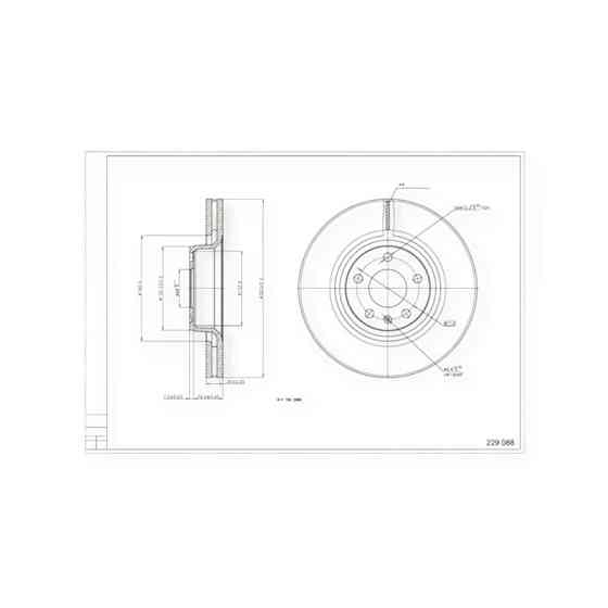Диск Audi A6, A8 (2004-2011) передний (321x30) тормозной Мукачево