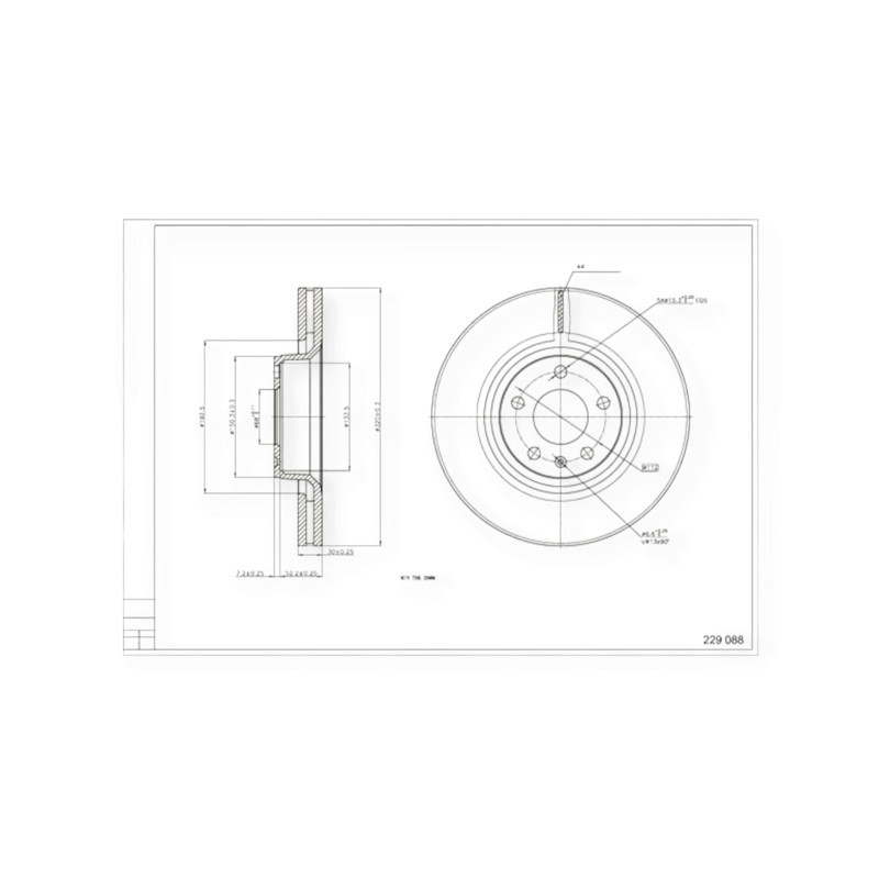 Диск Audi A6, A8 (2004-2011) передній (321x30) гальмівний Мукачево - фото 1