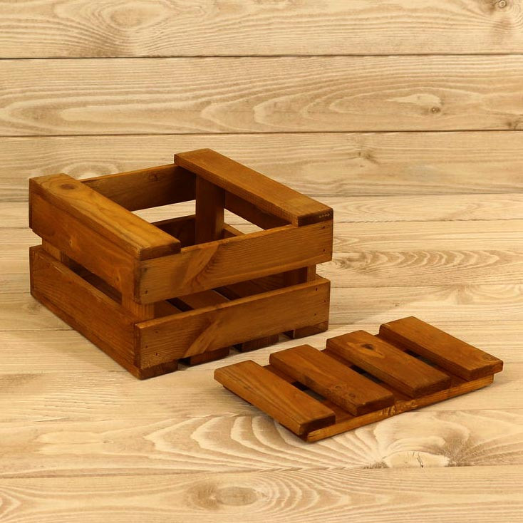 Інтер'єрний декоративний ящик "Кесарія" охра Миколаїв - фото 1