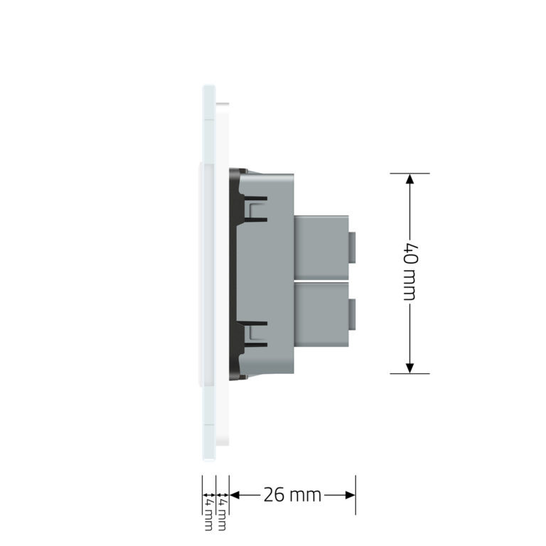 LIVOLO Розетка універсальна 12 стандартів в 1 Livolo білий скло (VL-C7C1C-11) Київ - фото 7