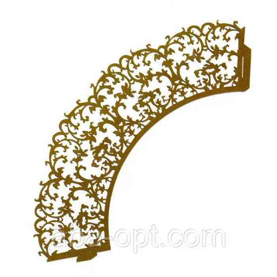 0375 Накладка паперова декоративна ажурна для маффінів різних кольорів (уп 20 шт) Одеса