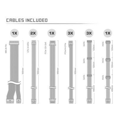 Блок живлення ASRock 850W SteelLegend White (SL-850GW) Вінниця - фото 7