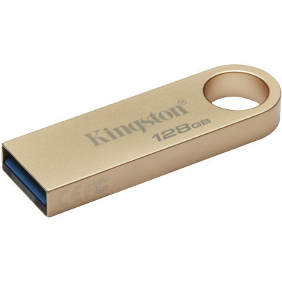 USB флеш накопитель Kingston 128GB DataTraveler SE9 G3 Gold USB 3.2 (DTSE9G3/128GB) Винница - изображение 2