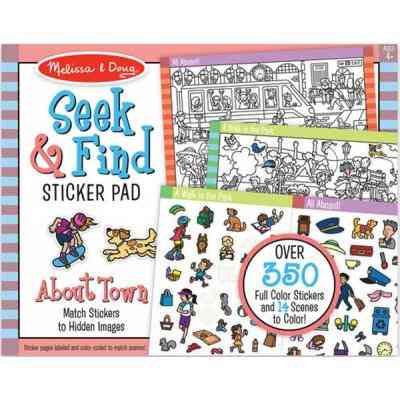 Набор для творчества Melissa&Doug Найди и наклей наклейку Вокруг города (MD30150) Винница