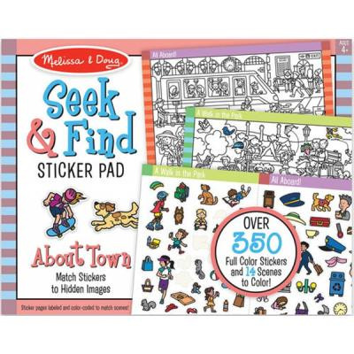 Набор для творчества Melissa&Doug Найди и наклей наклейку Вокруг города (MD30150) Винница - изображение 1