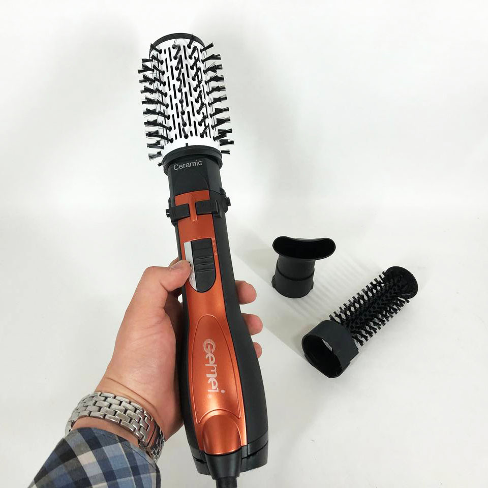 Фен для волос бережный Gemei Gm-4828, Фен для разных типов волос щетка гребешок FT-81 Львов - изображение 7