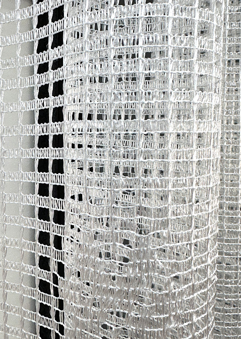 Тюль сетка VR-Textil Juli № 1715т Арка на кухню цвет белый 500х160 см (53-0045) Киев - изображение 5