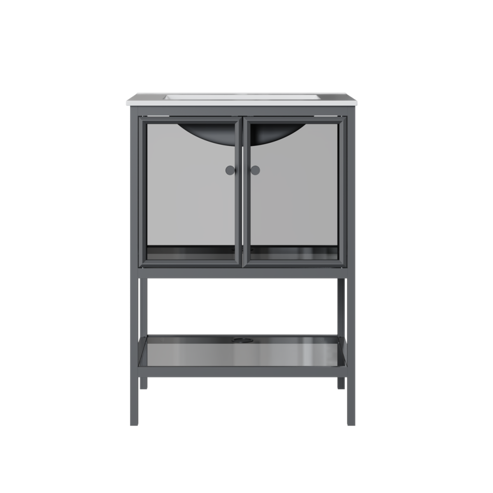 Тумба напольная металическая с умывальником AVKO RGF1841 60х46х85 см (2112401112) Киев - изображение 2