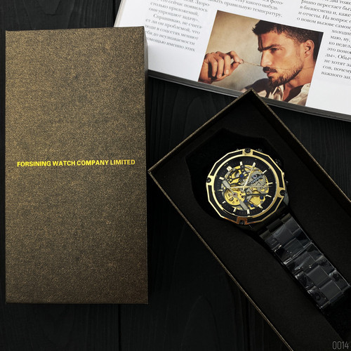 Forsining 8130 Black-Gold-Black Киев - изображение 9