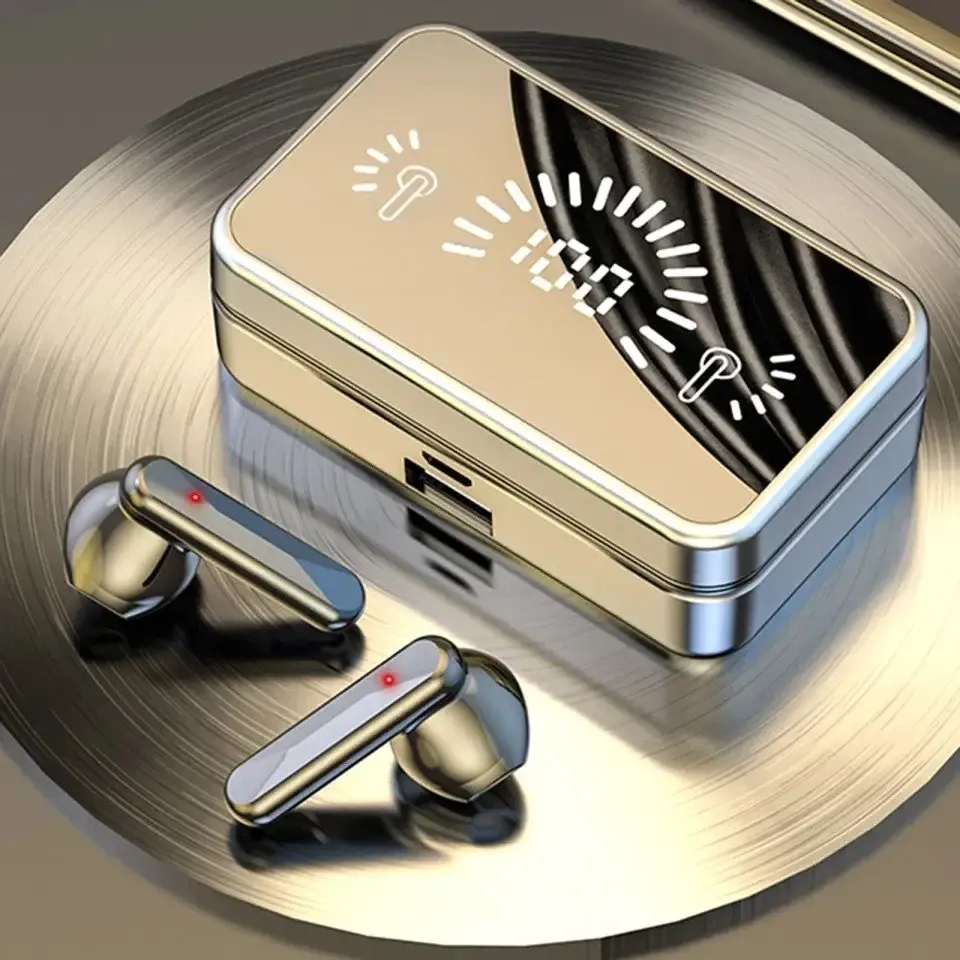 Бездротові навушники TWS S20 із Зеркальним Цифровим Дисплеєм PowerBank Запоріжжя - фото 4
