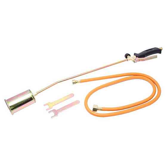 Пальник газовий покрівельнаий з гнучким шлангом 75см., Набір 2пр. ROCKFORCE RF-0752GB Одесса