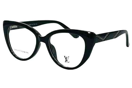 Оправа для окулярів LV чорна форма котяче око Луцьк