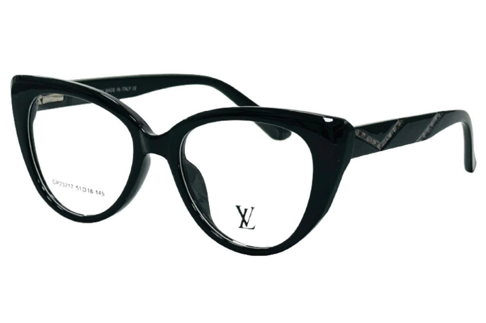 Оправа для очков LV черная форма кошачий глаз Луцк - изображение 1