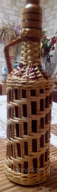 Бутылка из лозы 1 литр Киев - изображение 4