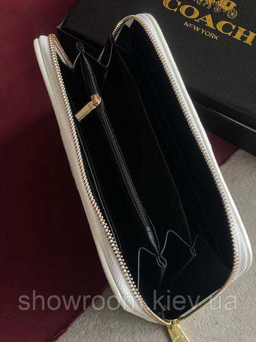 Женский кошелек на молнии Coach (1375-3) Киев - изображение 3