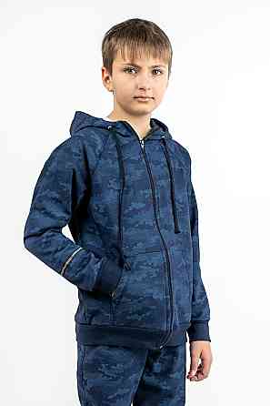 Костюм спортивний для хлопчиків, двухпредметный, "Індиго" топ 128 Крохатушка одяг Київ