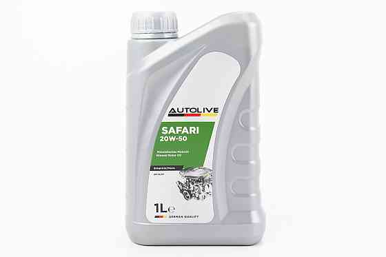 Олива 4T 20W-50 - мінеральна універсальна "Safari", 1L Бершадь