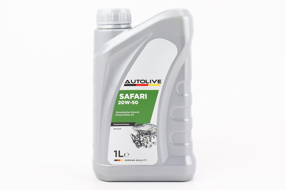 Олива 4T 20W-50 - мінеральна універсальна "Safari", 1L Бершадь - фото 1