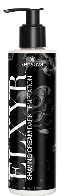 Крем для гоління Sensuva ELXYR Shaving Cream - Dark Temptations (236 мл) Sex Aura Київ - фото 1